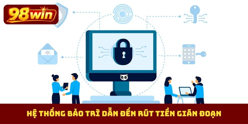 Hệ thống bảo trì dẫn đến rút tiền gián đoạn