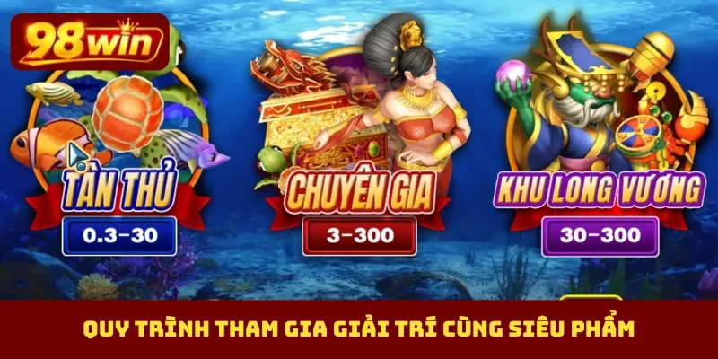 Quy trình tham gia giải trí cùng siêu phẩm