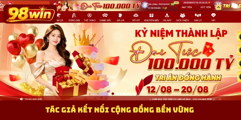 Tác giả kết nối cộng đồng bền vững