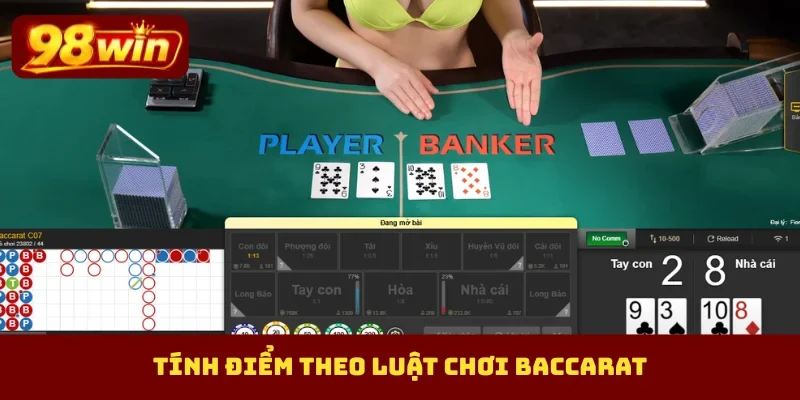 Tính điểm theo luật chơi baccarat