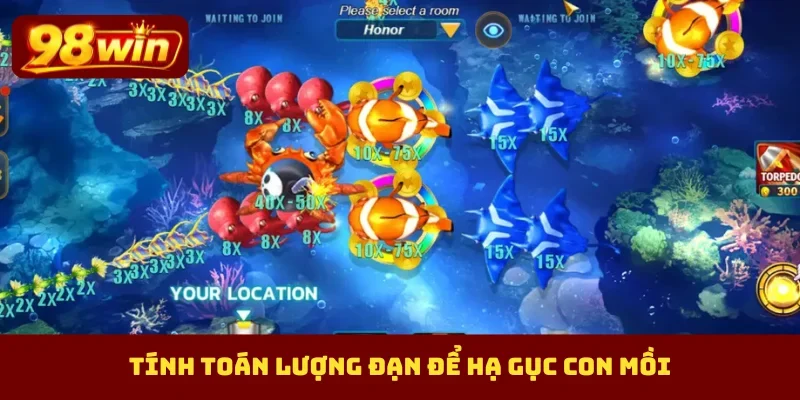 Tính toán lượng đạn để hạ gục con mồi